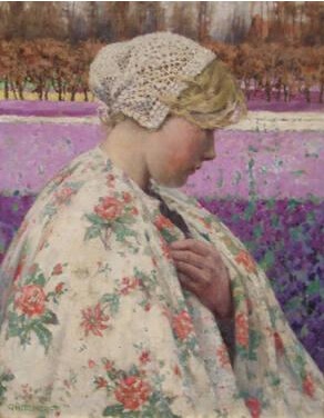 A Young Woman, ca. 1907 (George Hitchcock) (1850-1913) Santa Barbara Museum of Art, CA 1979.31.63